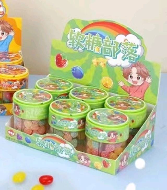 怪怪虎旋转瓶糖