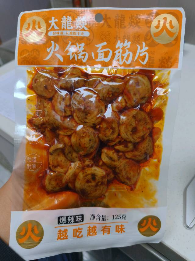 大龍燚锅面筋片125克